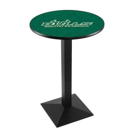 Holland Bar Stool Co 42" Blk Wrinkle South Florida Pub Table L217B4228SouFla